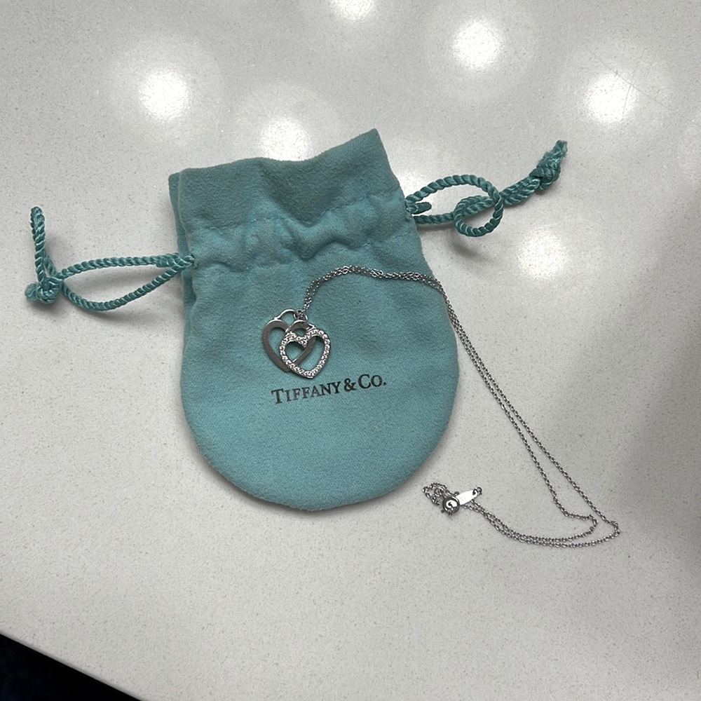 Tiffany & Co Double Heart Necklace